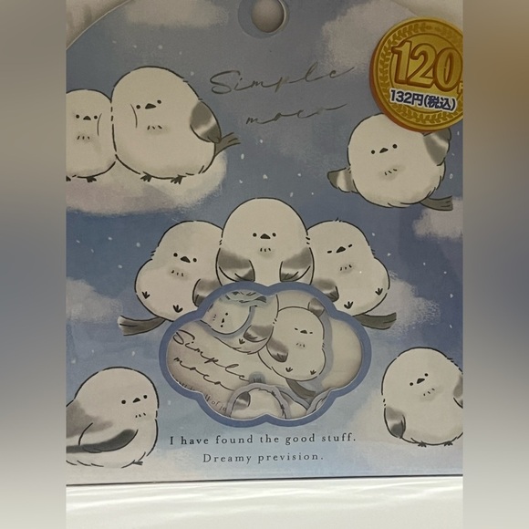 Japan Enaga Long Tailed Bird Sticker Pack - Picture 2 of 6